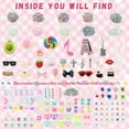 thumbnail image 5 of 3000 Pcs Junk Case Charms Kit, DIY Phone Case & Nail Decor with Big Charms, Kawaii Bows, Pearls, Rhinestones & Letter Beads for Aesthetic Personalization, 5 of 6