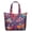 Mandala, variant on Large Capacity Weekender Bag with Abstract Zebra Pattern Travel Tote with Cute Black White Zebra Stripes, Modern Multicolor Design, Stylish Carry-On Bag