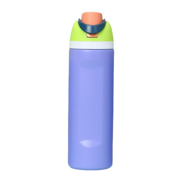 Botella de agua aislada a prueba de fugas, botella de agua deportiva para exteriores, escuela, coches Púrpura
