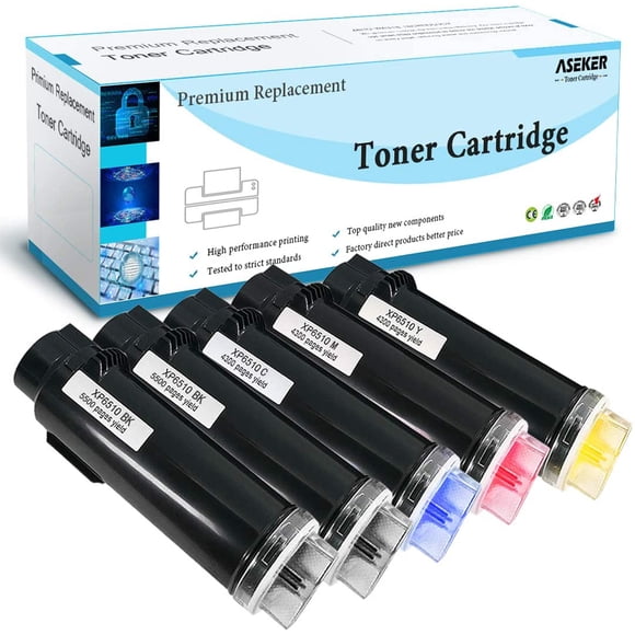 Aseker Compatible Toner Cartridge for WorkCentre 6515 6515DN 6515DNI 6515DNM 6515N Phaser 6510 6510DN 6510DNI 6510DNM