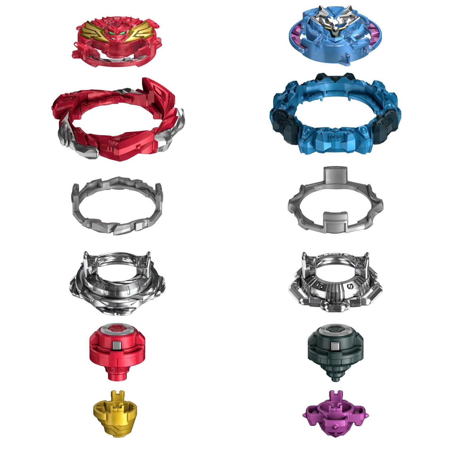 Beyblade Burst QuadDrive Salvage Valtryek Rashad V7 and Gilded