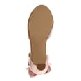 thumbnail image 6 of Badgley Mischka Girls Heel Dress Shoes, Pink Satin, 3, 6 of 6