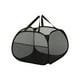 thumbnail image 2 of Hamper con abertura ancha, bolsillo lateral, resistente, plegable, ahorro de espacio, ropa de lavandería, almacenamiento, alta capacidad, fácil de mover, tejido transpirable, para, 2 of 8