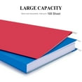 thumbnail image 2 of ViVin Hanging File Folders with 1/5 Cut Tabs, 100 Pack Letter Size, for Home School Office(Assorted), 2 of 5