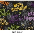 thumbnail image 4 of Halloween Tablecloth, Halloween Table Cloth with Pumpkin Spider Web Bat Tablecloth, Waterproof Wrinkle Free Rectangle Tablecloth Polyester Fabric Table Cover for Halloween Party Decoration, Black, 4 of 5