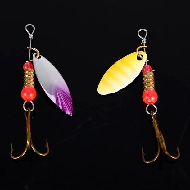 Kit de señuelos de pesca 30 piezas ANGGREK cebos con accesorio de aparejos de anzuelo triples colores brillantes