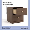 thumbnail image 6 of Storkcraft Santos Nightstand - Hazelnut, 6 of 11