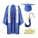 thumbnail image 1 of Odeerbi 1-10 Años Niños Niñas Vestido de Graduación Conjunto Color Sólido Vestido de Manga Larga Con Estoro, Gorra Y Bornilla Traje de 3 Piezas, 1 of 5