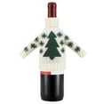 thumbnail image 1 of Celebrate Shop Christmas Tree Wine Sweater, Beige/Green, 1 of 3