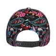 thumbnail image 3 of Kdxio Unisex Paisley Pattern Baseball Cap Unisex Washed Classic Adjustable Hat, 3 of 5