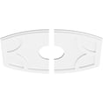 thumbnail image 2 of 28"W x 18 5/8"H x 6"ID x 15"C x 1"P Kailey Architectural Grade PVC Contemporary Ceiling Medallion, Two Piece, 2 of 11
