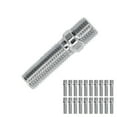 thumbnail image 4 of Paquete de 10 pernos para ruedas con revestimiento de zinc negros, vástago de 32 mm de longitud, longitud de longitud de 50 mm, 4 of 7