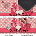 thumbnail image 6 of Valentines Day Gifts Valentines Door Mat Outdoor 30X17 Inches Valentines Day Welcome Mat, Indoor Outdoor Entrance Home Front Porch Rugs Valentines Day Decor, 6 of 6
