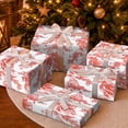 thumbnail image 4 of Current Toile Santa Christmas Jumbo Rolled Gift Wrap, 23" x 32', Tear Resistant, 4 of 8