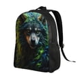 thumbnail image 2 of Fotbe Realistic Style Colorful Wolf A Travel Laptop Backpack, Business Slim Sturdy Laptops Backpack, Water Resistant College School Computer Bag Gift for Men & Women Fits 15.6 Inch Notebook, 2 of 8