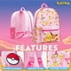 thumbnail image 3 of Mochila escolar Pokemon Kids Pikachu Eevee Pokeball Pink, 3 of 6