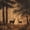 Sepia Brown Black, variant on Castle Fairy Rustic Wood Plank Deer 7-Piece Twin Bedding for Boys,Fall Jungle Animal Bedding Comforter Set,Sepia Brown Black,Black Reversible