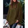 thumbnail image 4 of Suéter PRETTYGARDEN 2025 Otoño Cuello Alto Tejido Grueso XL, 4 of 8