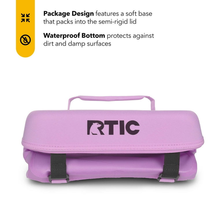RTIC Soft Cooler with Collapsible Design for Insulated Can Storage