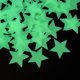 thumbnail image 3 of VORCOOL 101 pegatinas de estrellas 3D brillantes de luna y estrellas, decoración para dormitorio y fiesta (amarillo claro), 3 of 5