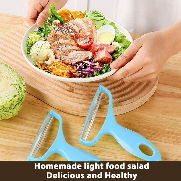 Éplucheur multifonction en acier inoxydable 3 pièces pour légumes et fruits avec trou de suspension pratique, gadgets de cuisine - Maison Éplucheur multifonction en acier inoxydable 3 pièces pour légumes et fruits avec trou de suspension pratique, gadgets de cuisine - Maison
