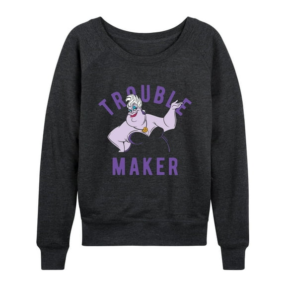 Disney Villains - Trouble Maker - Women's Lightweight French Terry Long Sleeve Shirt
