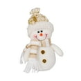 thumbnail image 3 of Christmas Table Decoration Christmas Plush Snowman Figurine Xmas Tabletop Ornament for Home Kitchen Mantel Fireplace Window Sill Xmas Gift Holiday Party Decor, 3 of 5