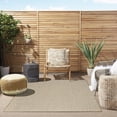 thumbnail image 4 of Nourison Courtyard 5' x 7' Jute Ivory Modern Rug, 4 of 11
