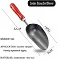 thumbnail image 2 of Compact Size Stainless Steel Tool, Ergonomic Comfortable Grip Handle For Reduced Arm And Hand Strain, Multi-Purpose For Gardening Needs, 2 of 5