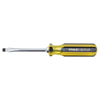 

Stanley Products 100 Plus Square Blade Standard Tip Screwdriver 1/4 in Tip 8-3/16 in Overall L - 1 EA (680-66-174-A)