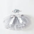 thumbnail image 3 of EnJoCho Baby Girls Soft Multi Layer Tutu Skirt Party Carnival Toddler Girl Mesh Tutu Bowknot Princess Skirt with Hairband Fashion Cute Solid Dress Little Girl Summer Wear, 3 of 3