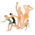 thumbnail image 4 of 5Pcs Miniature Toys Old People Figurines Plastic Micro Landscape For Collectors And Educators, 4 of 9
