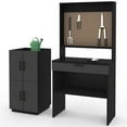 thumbnail image 4 of Bestar Lincoln 4 Piece Garage Workbench Set in Black and Graphite, 4 of 8