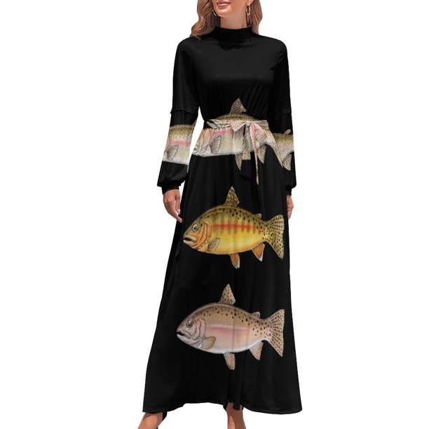 Colección Trout Vestido Largo vestidos de verano mujer 2024 vestidos de cumpleaños para mujer