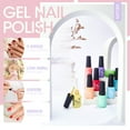 thumbnail image 5 of Gellen Gel Nail Polish Starter Kit with UV Lamp, 10 Colors Nudes Pink Brown Gel Polish with 36W Nail Lamp Top & Base Coat Nail Tools Manicure Set & Storage Box, All-In-One Gel Nail Polish Kit, 5 of 9