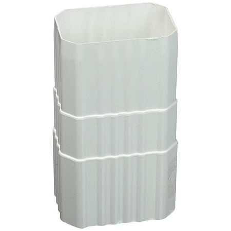 Genova AW203 Downspout Coupler, White