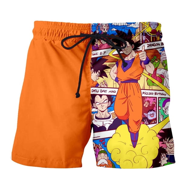 Pantalones cortos con estampado 3D de Anime para hombre, Shorts de playa a la moda, informales, holgados, cómodos, para correr, Verano Fivean unisex
