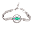 thumbnail image 1 of Winter Sport Skateboard Cartoon Pattern Tennis Chain Anklet Bracelet Diamond Jewelry, 1 of 3