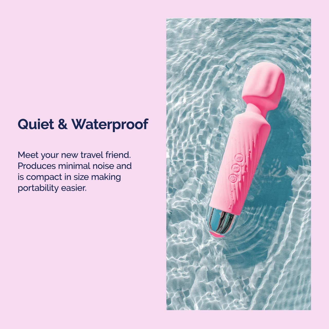 Rechargeable Vibrator - 20 Patterns & 8 Speeds - G-Spot Vibrator Clit, Sex Toys, Vibrator for Women Pleasure, Quiet & Small Vibrator, Dildo, Personal Wand Massager, Female Adult Toys (Hot Pink)
