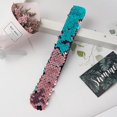 thumbnail image 3 of Paquete de 3 pulseras, lentejuelas de escenario, hebilla de cola de caballo, accesorios para el cabello con cabeza de bola de color, pulsera mágica para niños, niñas y niños, 3 of 4
