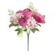 thumbnail image 1 of Ramo de flores artificiales de seda | Arreglo de rosas y peonías para decoración del hogar, centros de mesa para bodas, decoración de escritorios, decoración de fiestas, 1 of 6