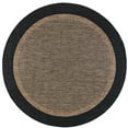 thumbnail image 3 of 8ft Round Water Resistant, Large Indoor Outdoor Rugs for Patios, Front Door Entry, Entryway, Deck, Porch, Balcony | Outside Area Rug for Patio | Gold, Solid Border | Size: 7'10'' Round, 3 of 6