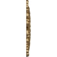 thumbnail image 4 of Ekena Millwork 18"W x 18"H x 3 1/4"ID x 1 1/2"P Crawley Ceiling Medallion (Fits Canopies up to 6 3/4"), Hand-Painted Pale Gold, 4 of 5