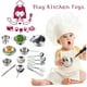 thumbnail image 2 of Juego de juguetes de cocina para niños de 16 Uds., juego de ollas y sartenes de cocina de acero inoxidable, herramienta de cocina, juguete para niños, regalo, 2 of 8