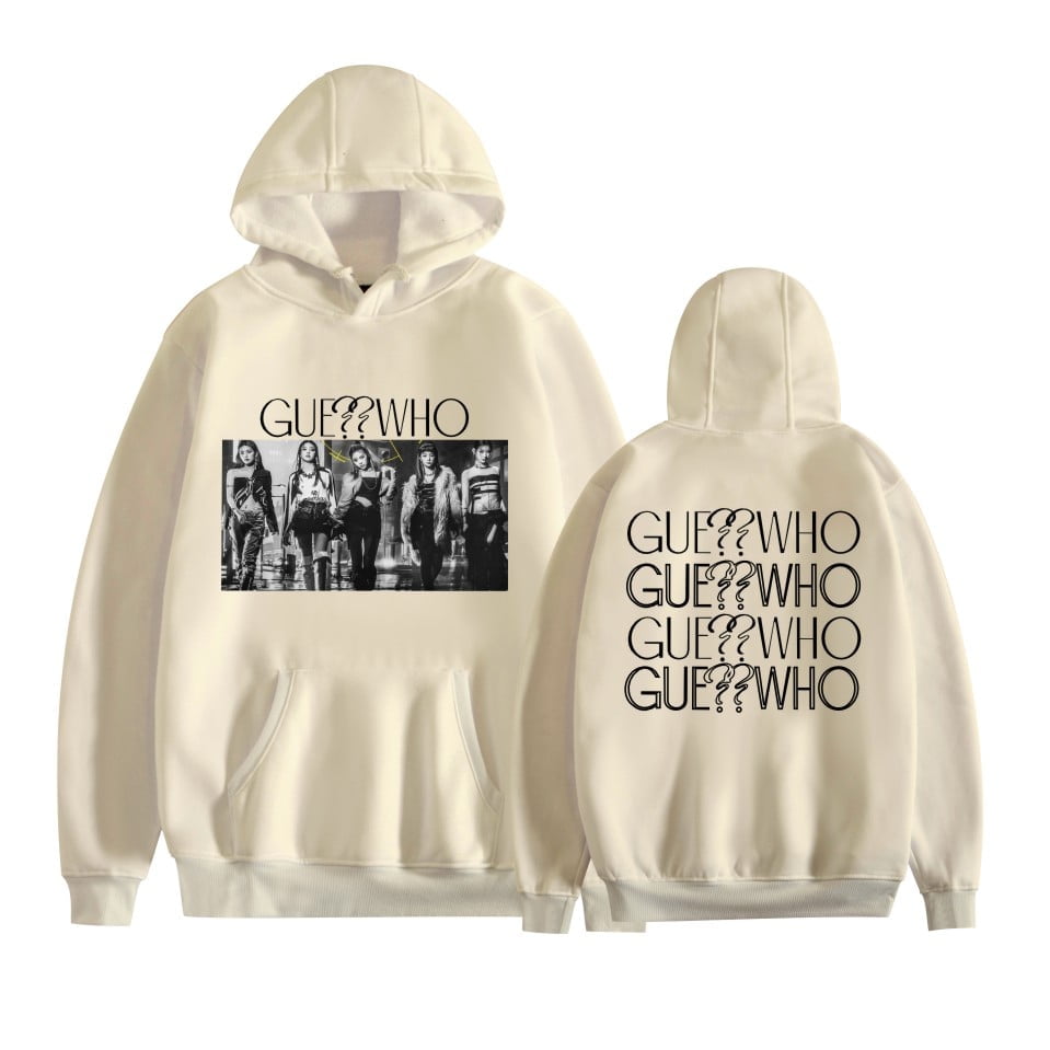 GUE Double Sided Pattern Hoodies For Unisex Vintage