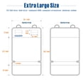 thumbnail image 2 of F-color SUV Cargo Liner para perros, resistente al agua, funda de carga para mascotas, funda para asiento de perro, alfombrilla para SUV, sedanes, furgonetas, con protector de solapa de parachoques, a, 2 of 5