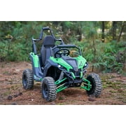 MotoTec Raider 48v 1200w UTV with Roll Cage Safety Bar, Adjustable Seat