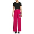 thumbnail image 3 of No Boundaries Juniors' Wide Leg Fleece Pants, 3 of 5