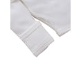 thumbnail image 4 of Qiylii Baby Girls Solid Color Outfit, Fly Long Sleeve O-Collar Romper+Pants, 4 of 8