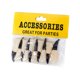 thumbnail image 5 of Dedos falsos Fernando Halloween Cubierta de Uñas Postizas Negro, 5 of 8